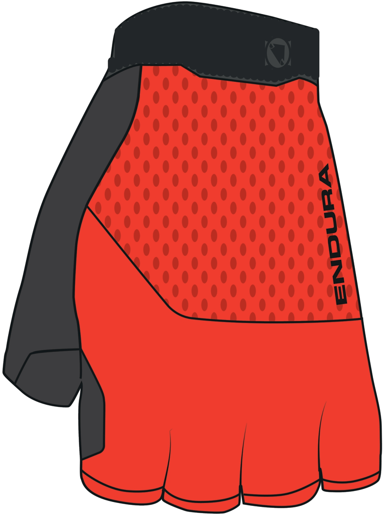 Endura Loop Cycling Mitts Extra Large Red