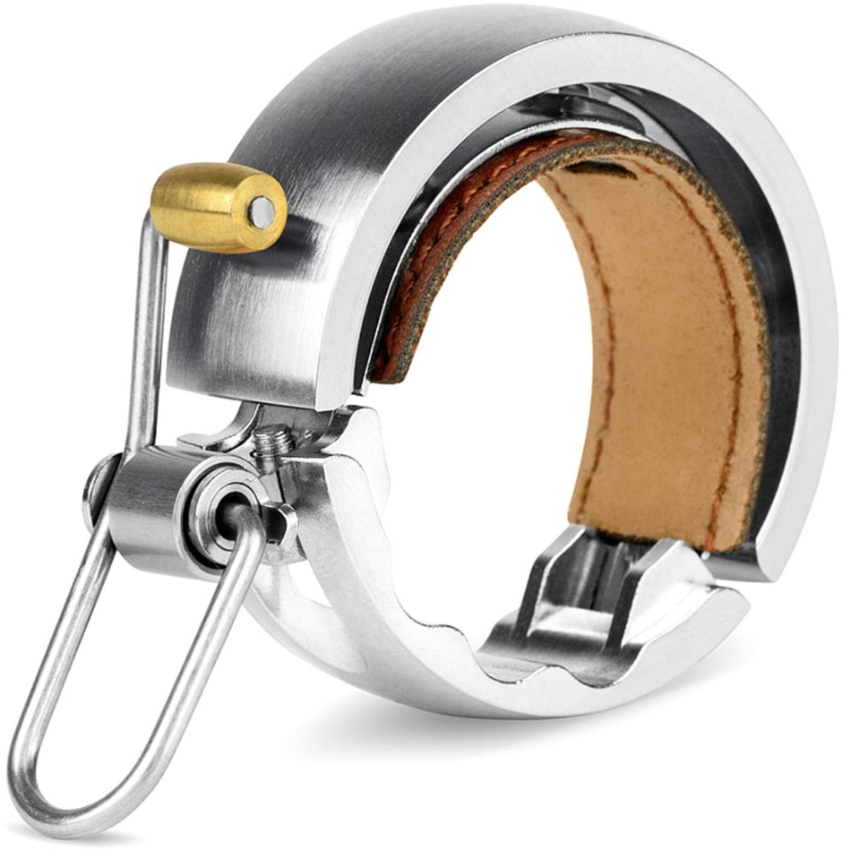 Knog Oi Luxe Bicycle Bell LARGE Silver