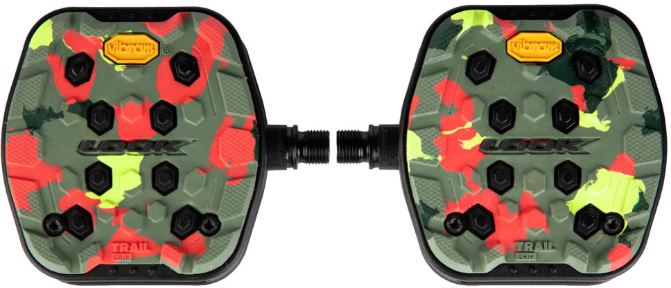 Look Trail Grip Flat Mountain Bike Pedals NO SIZE CAMO