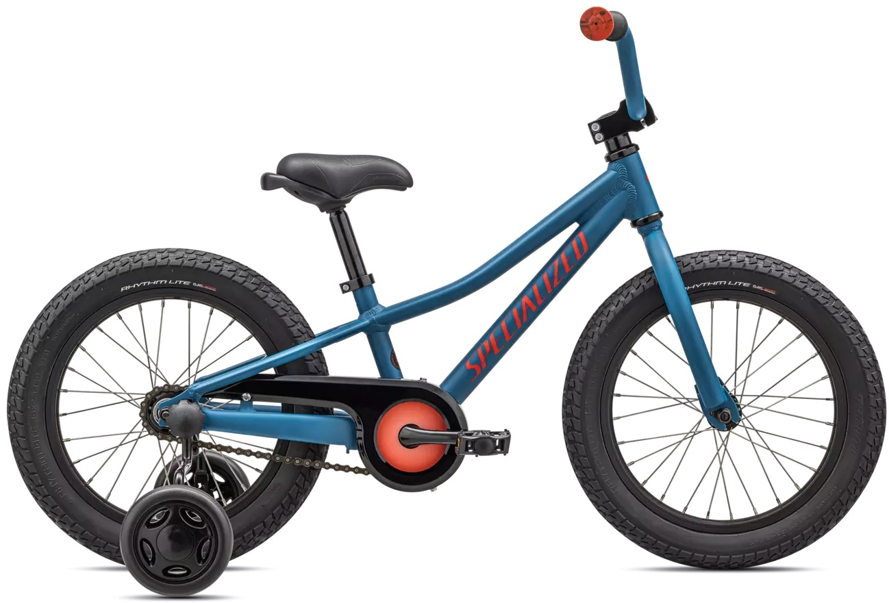 Specialized Riprock Coaster 16 Kids Bike 16 SATIN MYSTIC BLUE / FIERY RED
