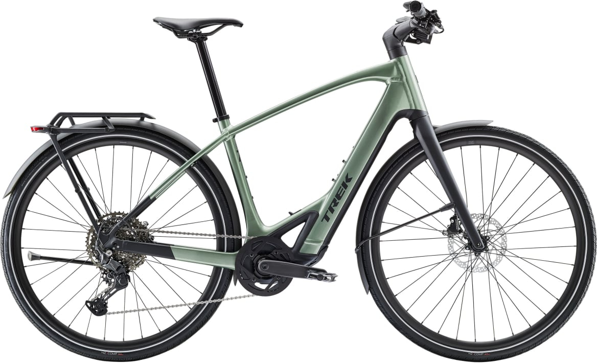 Trek 2025 FX+ 7 Electric Hybrid Bike XL LICHEN GREEN GLOSS