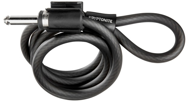 Kryptonite Frame Lock Plug In 10mm Cable - 120cm Length 120 CM Black