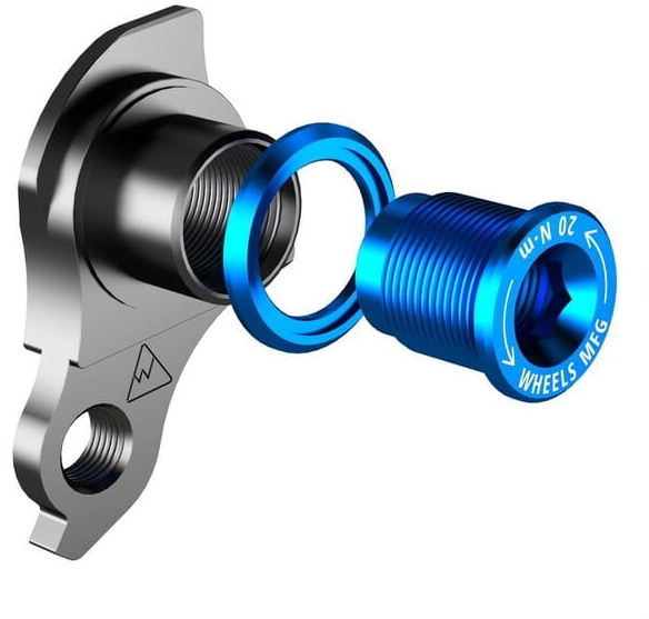 Wheels Manufacturing Wheels MFG Derailleur Hanger 404-5 Teal ONE SIZE Teal